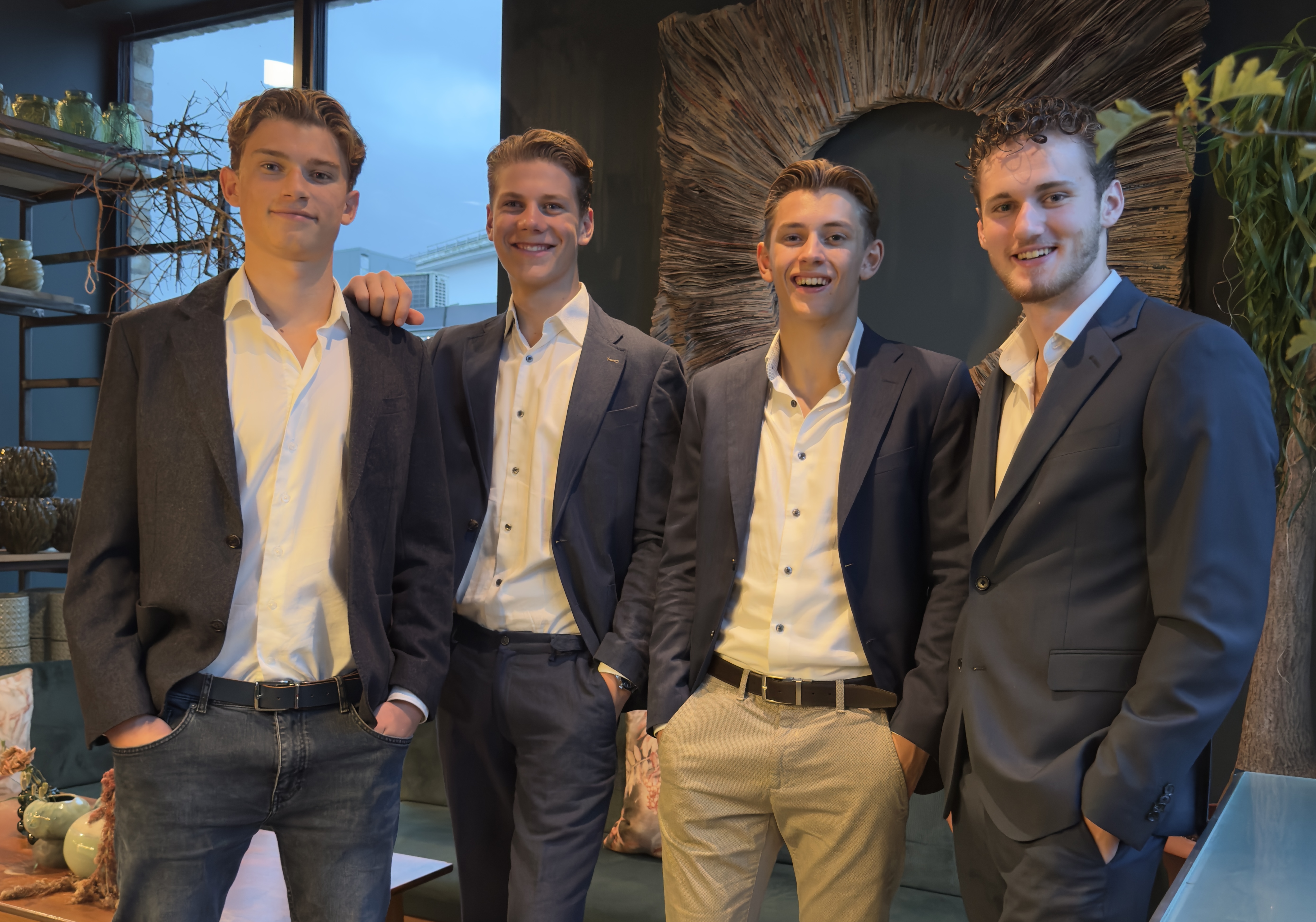 Teamet bak Veiser: Siver, Mikkel, Herman og Christopher